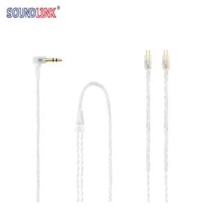 Upgraded Earphone Cable Wire for In-ear Musician Monitors Fits for 1964 w4r um3x es3 es5 2 Pin Connector