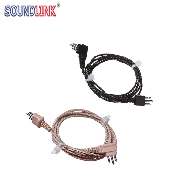 Soundlink 3pin Cord for Body Aids Hearing Aid Receiver Wire Cable