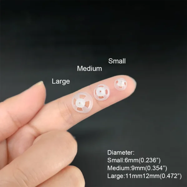 10PCS Open Hearing Aid Domes Earplugs Replacement Ear Plugs Tips Choose from 6mm 9mm 12 mm - Image 4