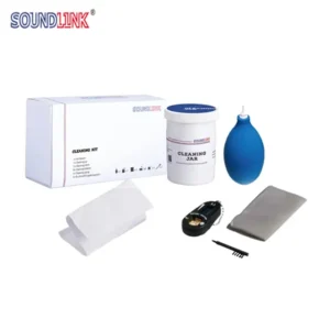 Hearing Aid Cleaning Kit Earmold Cleaning Tablet Cloth Brush Air Blower Battery Tester ( Pack of 6 )