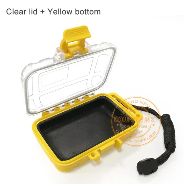 IP68 Waterproof Earphone Storage Case Shockproof Protective Earbuds Box Case Portable Headset Cables Plug Accessories Box Holder - Image 4