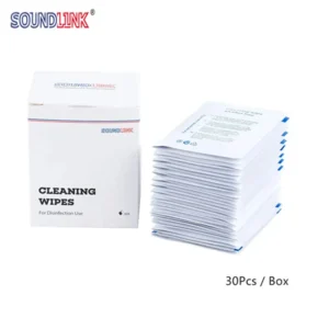 Soundlink Hearing Aid Cleaning Wipes 30pcs/Box Multi-surface Wipes for Eyeglasses Earmold Camera Laptop LCD Screen Jewelry