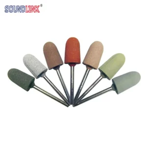 Rubber Grinding Head Tool For Polishing Machine Buffing Ear Impression Earmold Hearing Aid Earphone Shell 3mm Shank