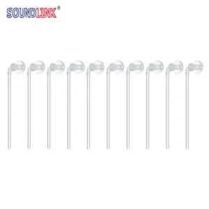 10PCS Hearing Aid Earplug Ear Plugs Eartips Domes with Sound Tube for BTE Hearing Aids
