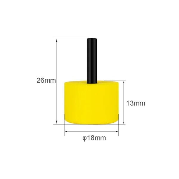 Soundlink Standard Insert Foam Tip with Black Tube for Insert Earphones - Pack of 50 - Image 4