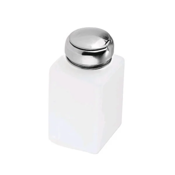 200ML Liquid Alcohol Storagte Bottle Press Nail Polish Remover Dispenser Pumping Bottle