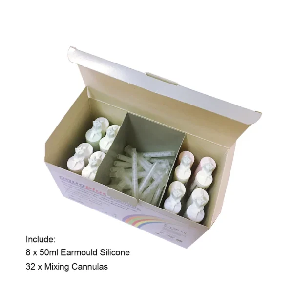 Detax Colorful Soft Silicone Material with Mixing Tube Silicone Earmold Material for Making Swimming Soft Earmoulds - Image 6